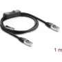Tinklo kabelis DELOCK 81562 Cat6 F/UTP (FTP) 1 m RJ-45 — Juodas