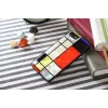 Apsauginis dėklas iKins, skirtas Apple iPhone 8/7, Mondrian Juoda