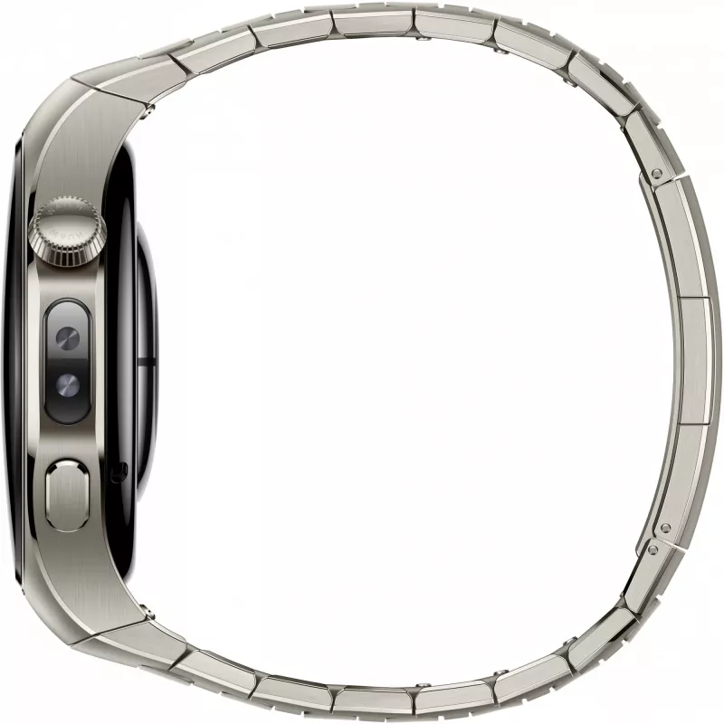 Išmanusis laikrodis HUAWEI WATCH 5, 1,5 colio AMOLED, 466×466, 46 mm titano korpusas, Wi‑Fi, GPS, sidabrinis