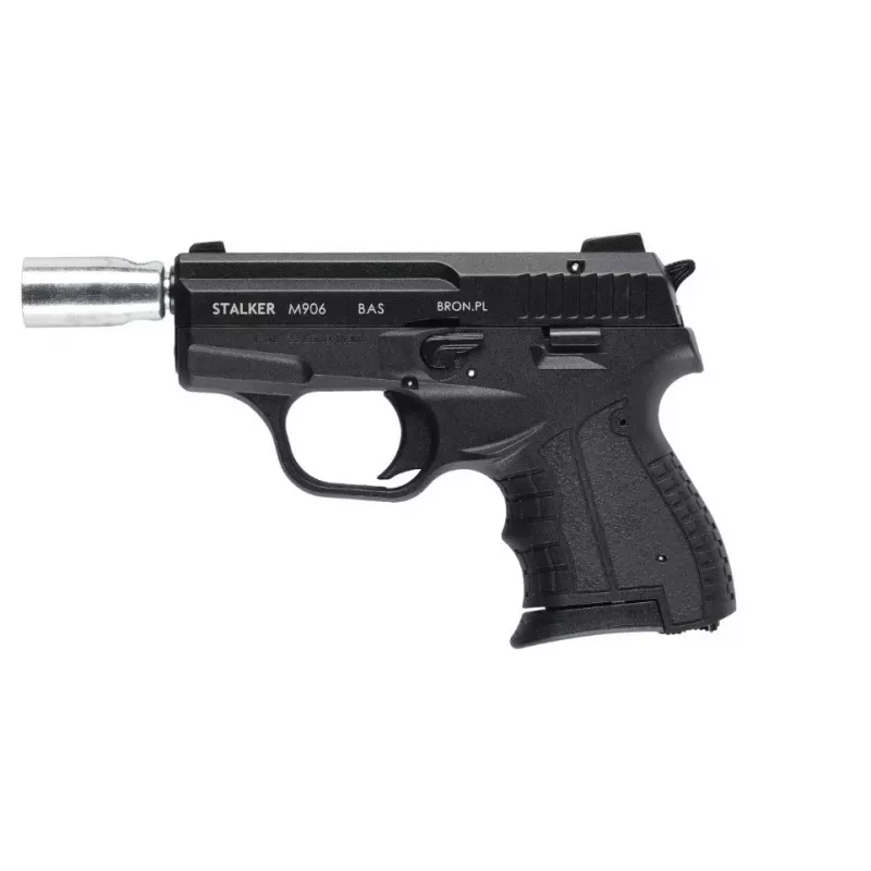 Signalinis šaudymo tuščiaisiais šoviniais pistoletas STALKER M906 BAS kalibras .22 Long Blank (6 mm) juodas