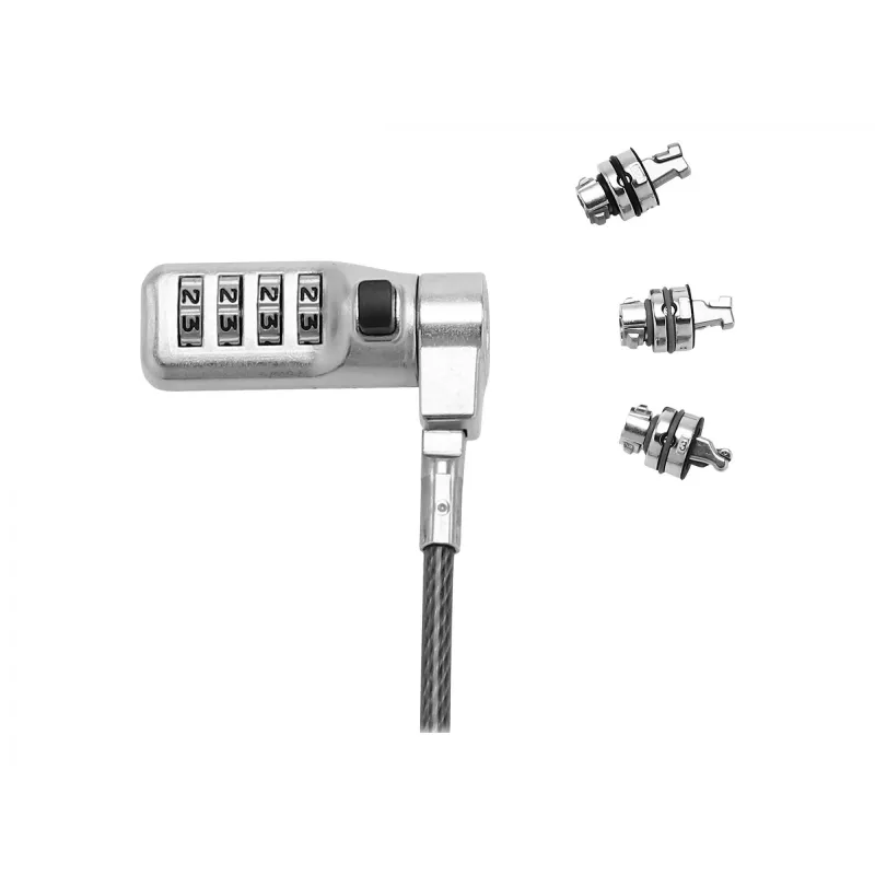 Kabelinė spyna DICOTA D31717 juoda 2 m