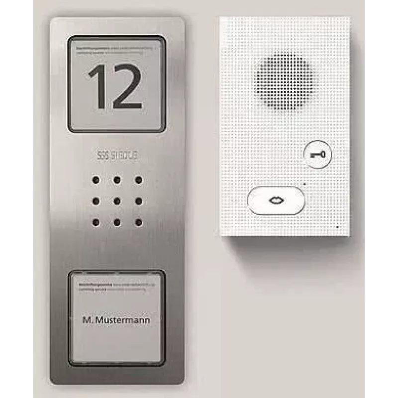 SIEDLE SET CAB 850-1 E/W garso rinkinys Basic, nerūdijantis plienas (210008742-00)