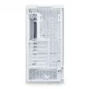 MidiTower PC korpusas Lian Li LANCOOL 207 — baltas, permatomas skydelis, palaiko ATX/MicroATX/MiniITX, be maitinimo bloko