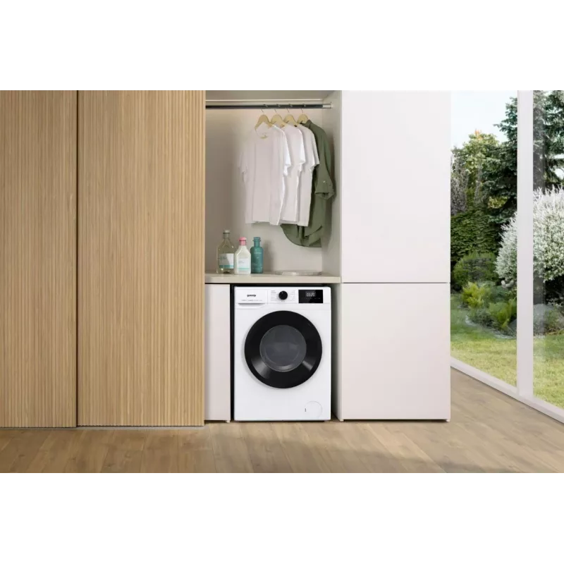 Atskirai stovinti skalbimo mašina Gorenje W3NGPI72SBS, 7 kg, 1200 aps./min., inverterinis variklis, garų funkcija, 15 programų, balta