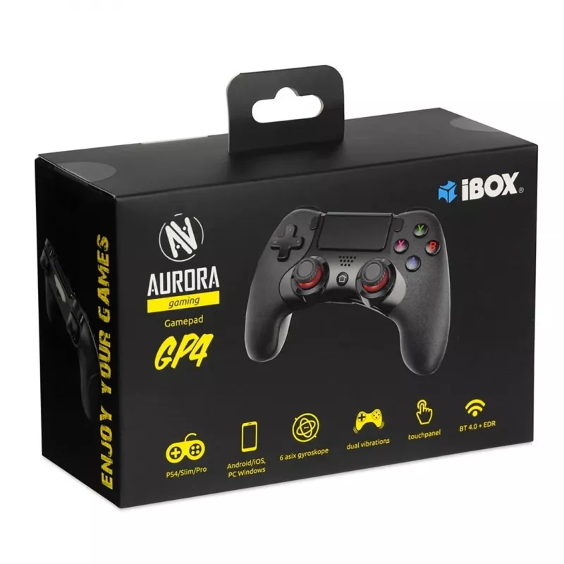 IBox IGP4 Gaming Peripheral Juoda Bluetooth Gamepad Analogue/Digital Android, PC, PlayStation 4, iOS