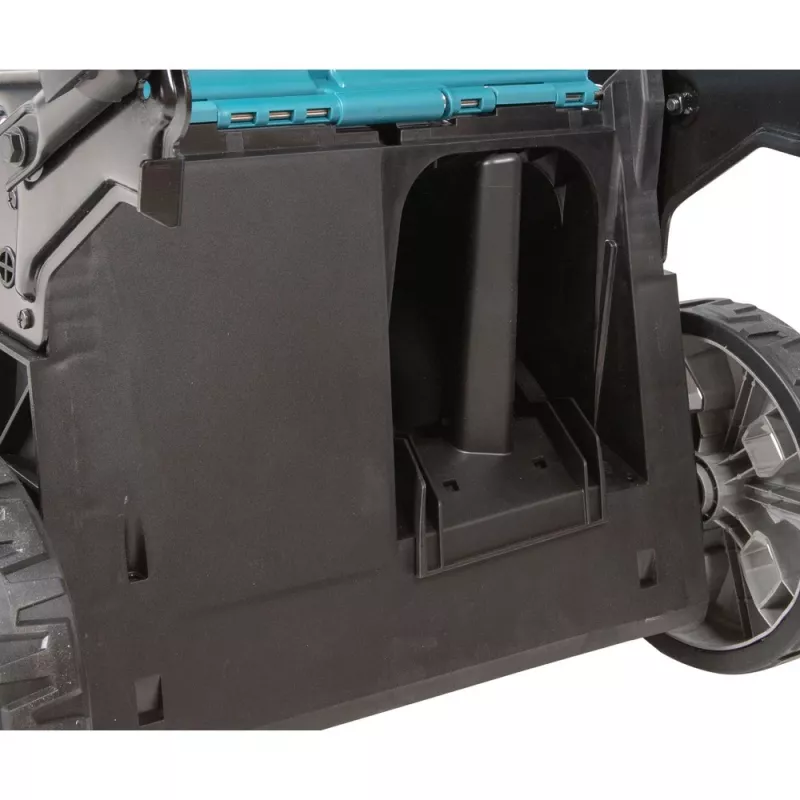 Makita DLM538Z vejapjovė Stūmimo vejapjovė Akumuliatorinė Juoda, Mėlyna, Metalinė