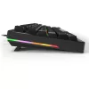 Sharkoon SGK25 klaviatūra, namų, USB, QWERTZ, vokiška, juoda, 75%, RGB LED