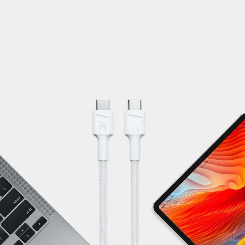 Green Cell KABGC30W USB laidas USB 3.2 Gen 1 (3.1 Gen 1) 1,2 m USB C baltas