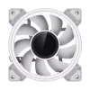 Gamemax | Korpuso ventiliatorius | DUAL RING INFINITY | Balta