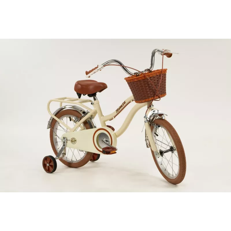 Vaikiškas dviratis Toimsa 16 colių modelis TOI16231 Vintage Beige — 16 colių ratas, vaikų dviratis