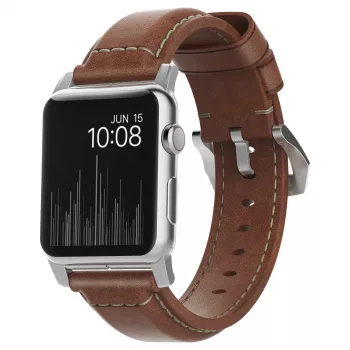 Nomad NM1A4RST00 - apyrankė - išmanusis laikrodis - ruda - Apple - Apple Watch Sport - Apple Watch - Apple Watch Edition - oda