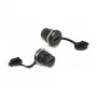 DeLOCK HDMI-A įmontuojama jungtis su apsauginiu dulkių dangteliu, juoda 30,3 mm 23,5 mm