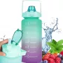 Extralink Motivacinė gertuvė, 2000 ml, žalia-violetinė, BUT-190
