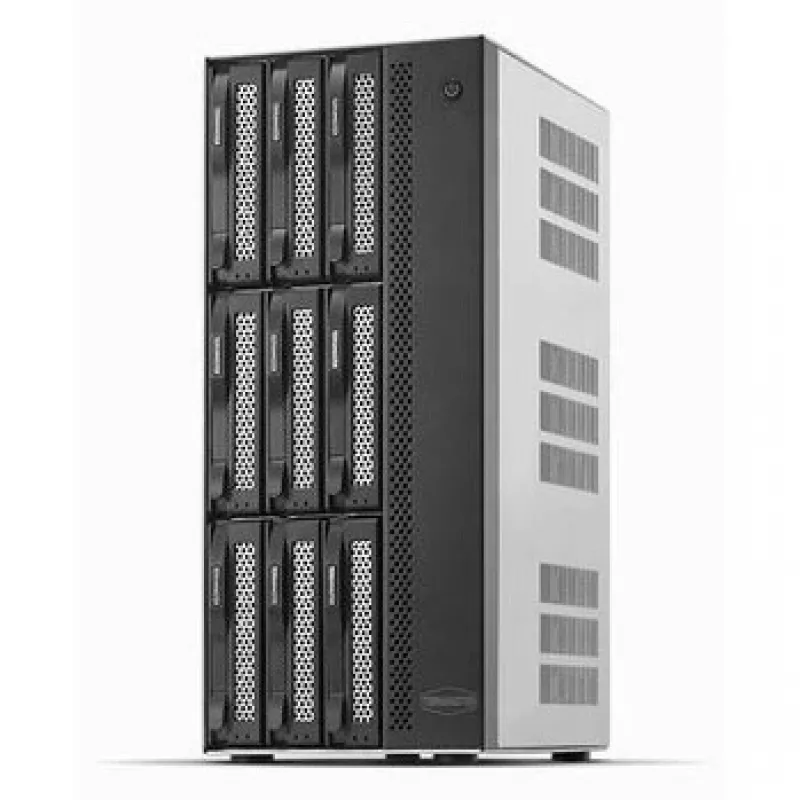 TerraMaster T9-500 PRO NAS / saugyklos serveris Stalinis „Intel® Core™ i7“ 16 GB DDR5 0 TB Pilka