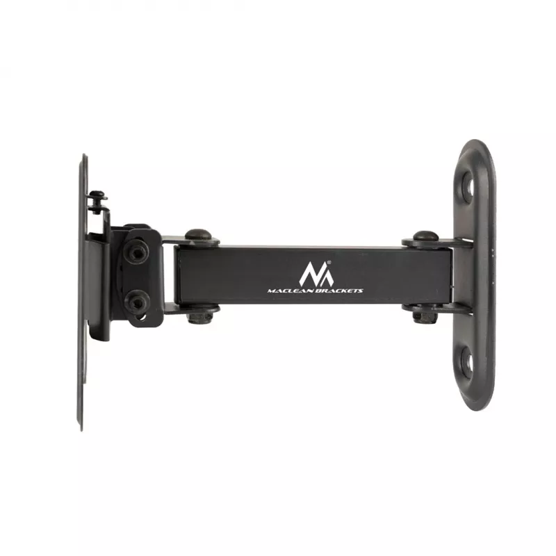 Maclean MC-416 TV monitoriaus sieninis laikiklis 13-32 30 kg pakreipiamas sukiojamas maks. VESA 100x100 juoda miltelinė danga LED OLED LCD universalus laikiklis