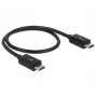 USB laidas DeLOCK 83570 USB 2.0 0,3 m USB B juodas