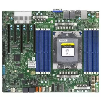 Supermicro - H13SSL-NT-B - Pagrindinė plokštė - ATX - AMD be procesoriaus - Lizdas SP5 - USB 3.0 - 2 x 10 Gigabit LAN - Integruota grafika (reikalingas procesorius) 10 GB DIMM SATA 6 GB/s grafika Lan USB 3