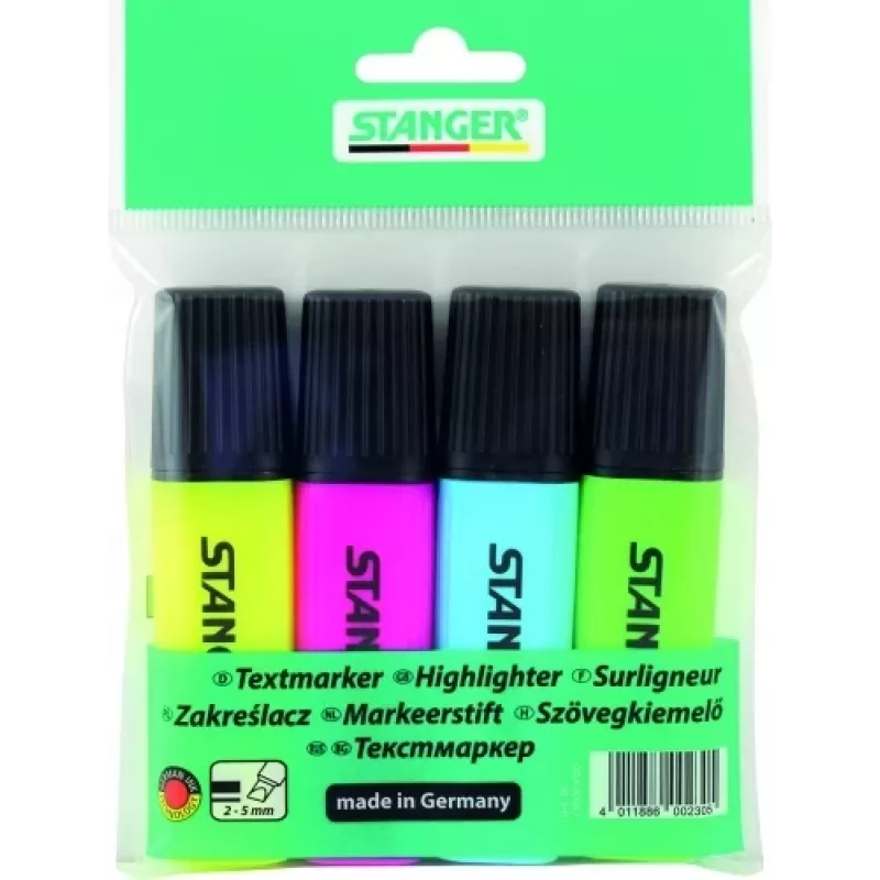 STANGER žymeklis, 1-5 mm, rinkinys 4 vnt. 180009000