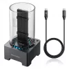 GrauGear G-M2DK-U4-40G M.2 NVMe SSD dokinimo stotelė USB 3.2 Gen 2 Type-C, 40 Gbit/s, pilka
