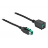 Maitinamas USB ilginimo laidas DeLOCK 85980 12 V 1 m