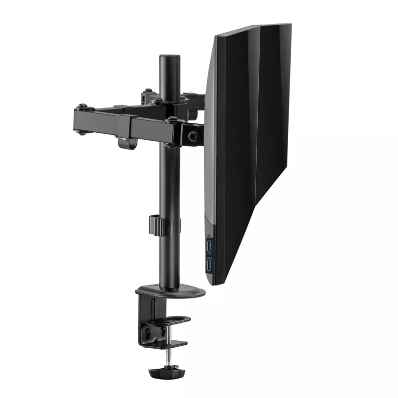 Stalinis laikiklis Maclean 2 monitoriams, VESA 75x75 ir 100x100, 17-32, 2x 9kg, MC-754N