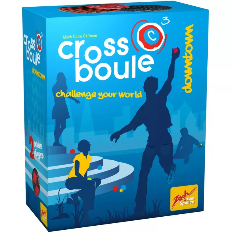 Crossboule Set Downtown, įgūdžių žaidimas mėlynas/raudonas