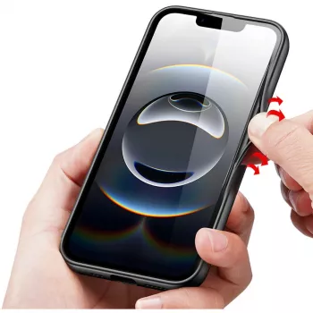 Cover Nevox 2499 Mobiliojo telefono dėklas Juoda skirta iPhone 16e 15.5 cm