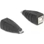 USB tipo Micro-B į USB tipo B adapteris DeLOCK 67201, juodas