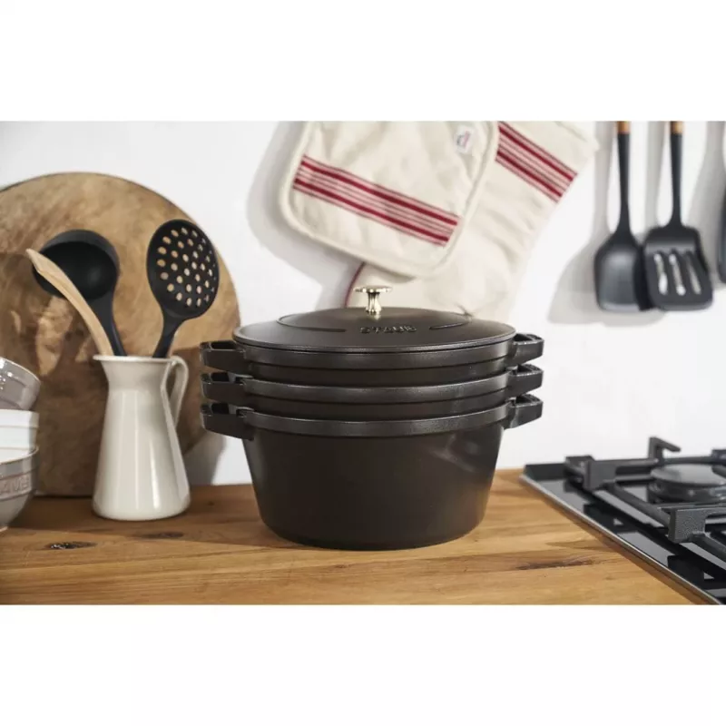 Staub La Cocotte 4,2 L apvalus ketaus troškintuvas