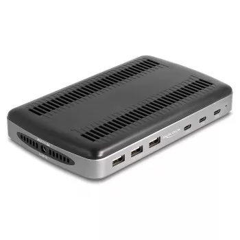 DeLOCK USB krovimo stotelė 3 x USB Type-C PD 3 x USB Type-A 112 W