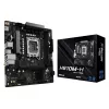 Micro ATX pagrindinė plokštė ASRock H810M-H — Intel H810, LGA 1851 (Socket V1), 2x DIMM DDR5, iki 128 GB, M.2 ir SATA III