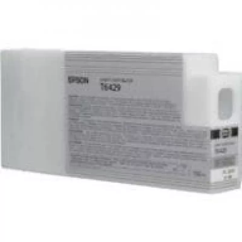 Epson T6429 Light Light Juoda rašalo kasetė (150 ml), standartinė išeiga, šviesiai šviesiai juoda, pigmentinis rašalas, 150 ml, 1 vnt.