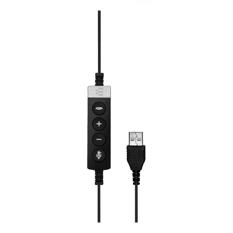 EPOS IMPACT SC 230 USB MS II Mono USB-A ausinės su linijiniu skambučių valdymu, Microsoft sertifikuota (1000578)