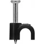 Goobay Cable Clip 4 mm, juodas (64677)