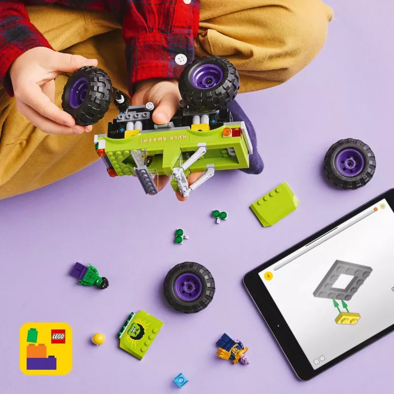 LEGO MARVEL 76312 „Hulk“ sunkvežimis prieš Thanosą