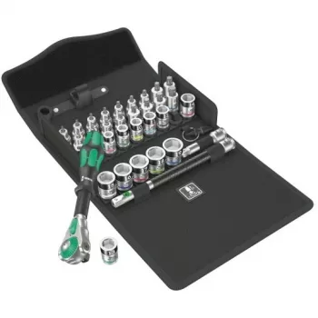 Wera 05003536001 8100 SB All-in Zyklop Speed reketinis rinkinys, 3/8 colio, 35 vnt.