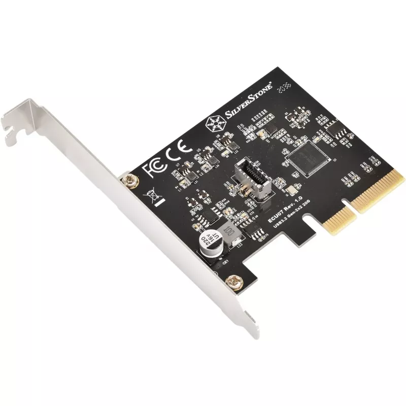 Išplėtimo plokštė SidabrinėSTONE SST-ECU07 USB 3.0 PCIe — PCI Express USB 3.0 adapteris