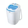 Skalbyklė su viršutiniu įkrovimu Mesko MS 8053 — 3 kg talpa, 360×370×530 mm, mėlyna/baltos spalvos