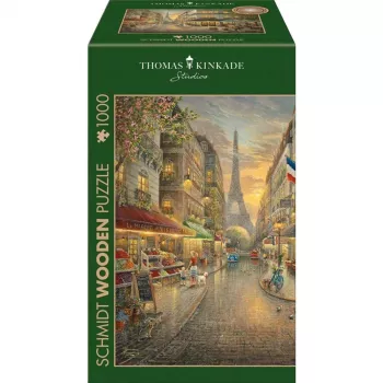 Medinė dėlionė Thomas Kinkade Studios: Malerisches Paris (1000 dalių)