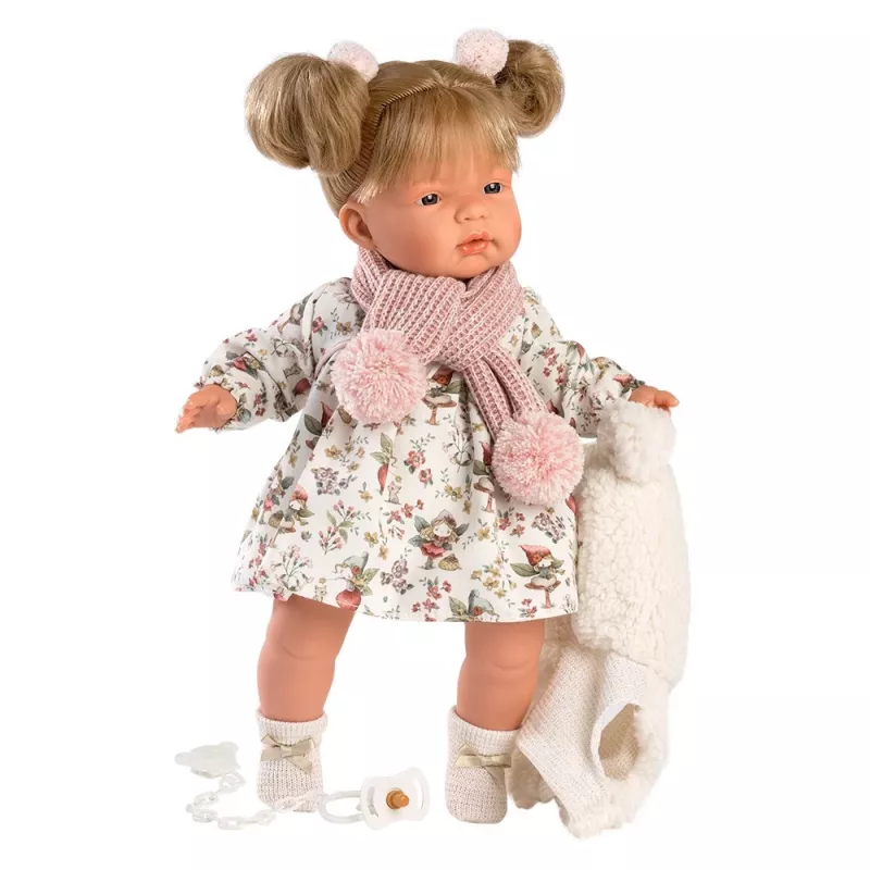 Lėlė Llorens Joelle 38 cm minkštu kūnu — Llorens Joelle 38 cm minkštakūnė lėlė