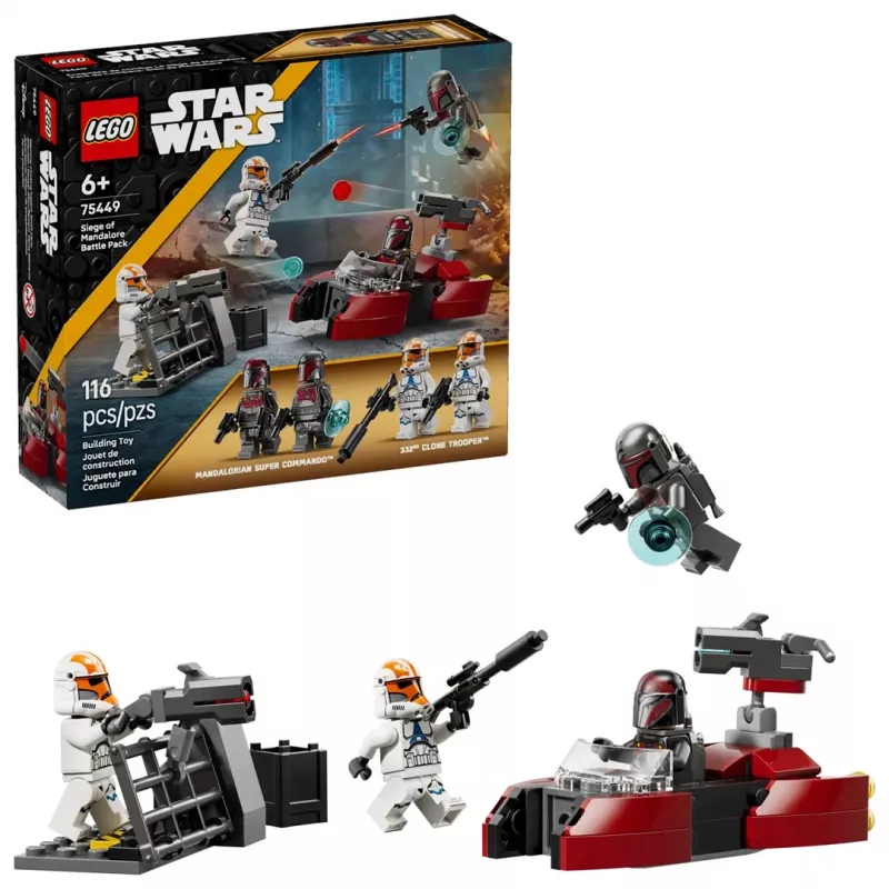 LEGO STAR WARS 75449 Mandaloro apgulties mūšio rinkinys