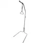 Lovos šone montuojamas stiebas MDH LIFT ROUND POLE, reguliuojamas aukštis — plienas, šviesiai pilkas, montuojamas ant grindų, plotis 73 cm, gylis 71 cm, aukštis 196 mm