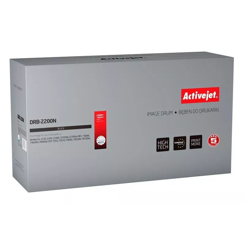 Activejet DRB-2000N būgnas (pakaitalas Brother DR-2000/DR-2005; Supreme; 12000 puslapių; juodas)