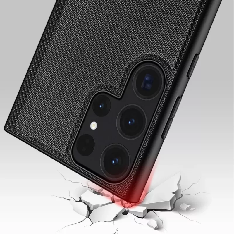 Nevox StyleShell NYLO - Samsung Galaxy S25 Ultra, juoda