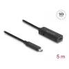 USB laidas DeLOCK 80028 5m USB C juodas