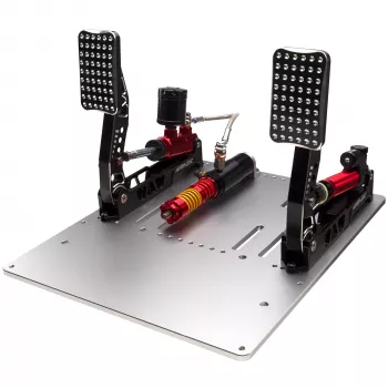 Simagic P2000 hidraulinis 2 pedalų rinkinys, 200KG apkrovos jutiklis – Crimson Edition