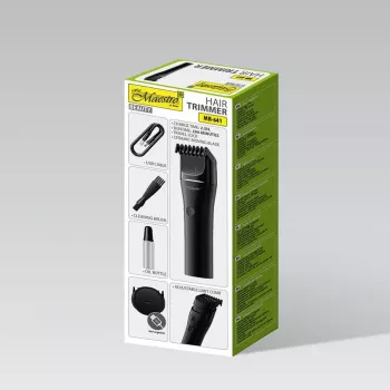 Belaidis plaukų kirpimo mašinėlė Maestro MR-641, keraminis peiliukas, USB įkrovimas, 1200 mAh, 45×155×30 mm