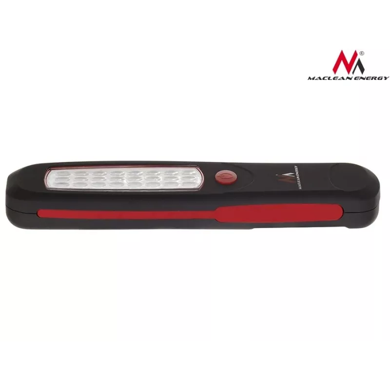 Dirbtuvių lempa MACLEAN MCE03 — 24 LED, magnetinis pagrindas ir kablys, maitinama baterijomis (3×AAA)