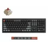 Mechaninė viso dydžio (100%) klaviatūra Keychron V6 Ultra 8K — QWERTY, Bluetooth, RGB LED, juoda