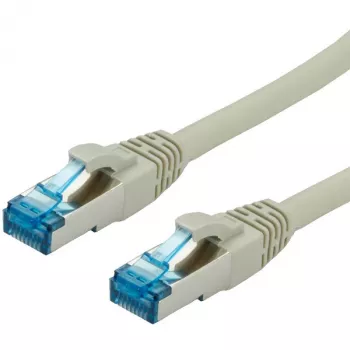 VALUE - komutacinis kabelis - RJ-45 (M) to RJ-45 (M) - 20 m - SFTP, PiMF - CAT 6A - Moulded, stranded - Pilka (21.99.0869)